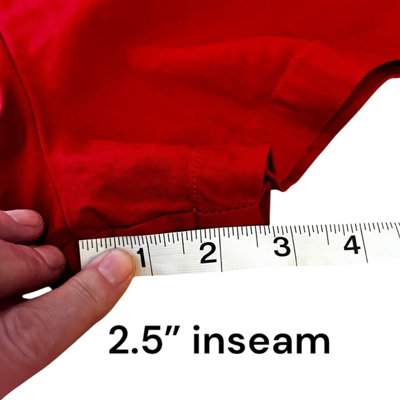 Women's Voodoo Vixen Sailor Retro Style High Rise Bombshell Shorts, XL, Red - Picture 11 of 16